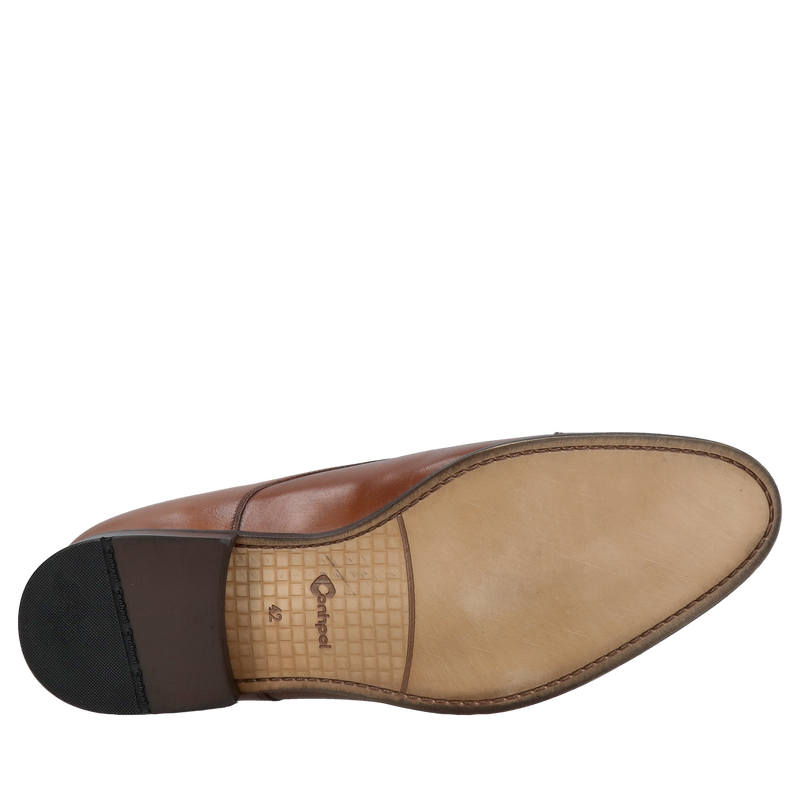 Eleganckie męskie monki podwyższające, buty monk brązowe podwyższające, Vonhpol, Konopka Shoes
