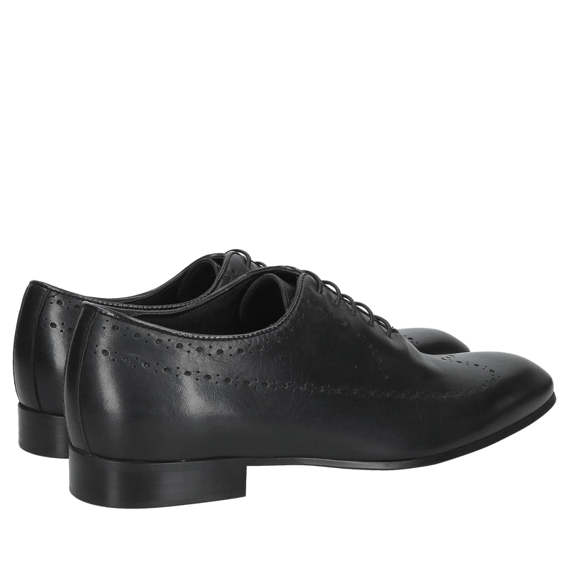Eleganckie półbuty męskie oxford z licowej skóry naturalnej, wizytowe męskie buty