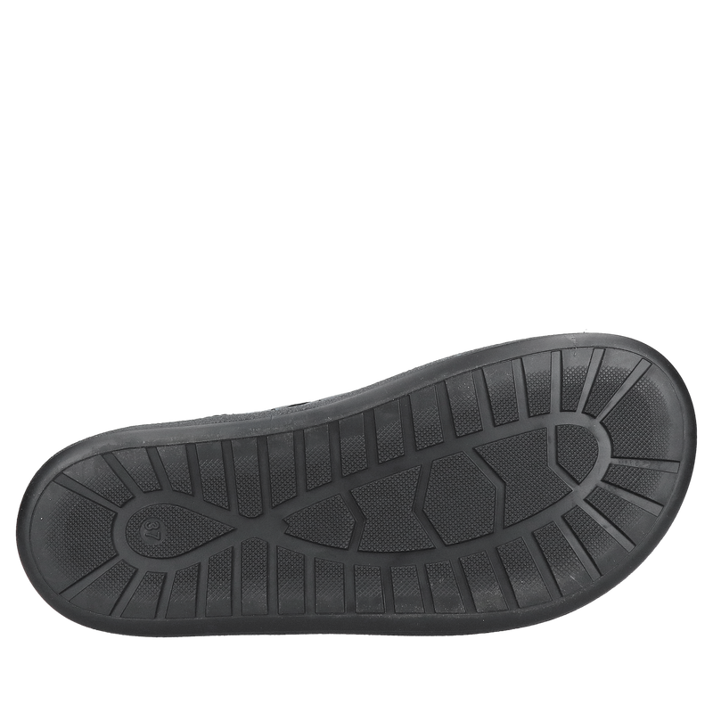 Czarne botki damskie barefoot z naturalną wełną, ciepłe botki barefoot