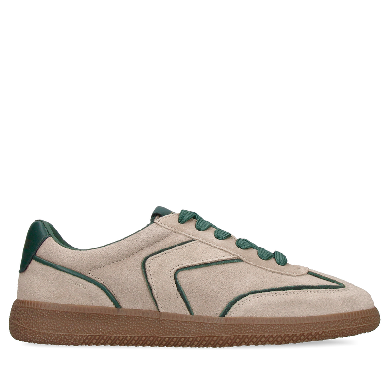 Szare sneakersy damskie ze skóry zamszowej, wygodne i miękkie