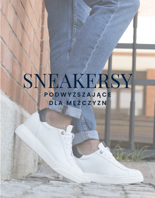 Sneakersy podwyższające dla mężczyzn