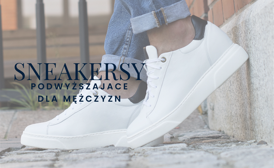 Sneakersy podwyższające dla mężczyzn