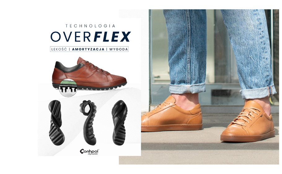 Technologia Overflex w obuwiu męskim - co to takiego?